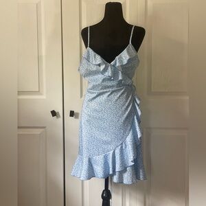 🌸 3 for $12 SHEIN Ruffle Trim Wrap Cami Dress Size M